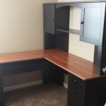 desk and hutch